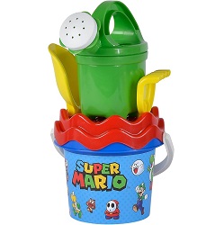 Bild zu 5-teilige Super Mario Baby Eimergarnitur für 3,45€ (Vergleich: 6,99€)