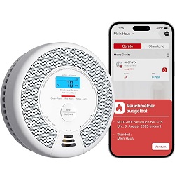 Bild zu [Prime Day] WLAN Rauch- und Kohlenmonoxidmelder X-Sense SC07-WX mit austauschbarer Batterie für 39,73€ (Vergleich: 55,99€)