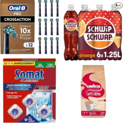 Bild zu Amazon Prime Days: Alltagsgegenstände wie, Kaffee, Zahnbürsten, Spül- und Waschmittel, Toilettenpapier und so viel mehr zu Top Preisen