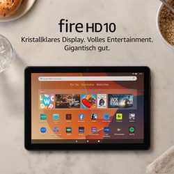 Bild zu Fire HD 10-Tablet (10,1 Zoll) großes Full-HD-Display (1080p), 32 GB– mit Werbung für 79,99€ (VG: 100,06€)