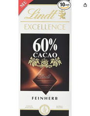 Bild zu Lindt Excellence Edelbitter-Schokolade 60% Kakao, 10 x 100g für 18,02€