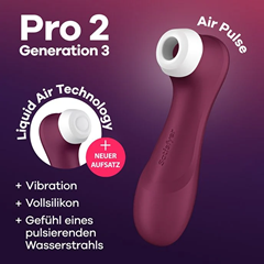 Bild zu [nur heute und morgen] Satisfyer ‚Pro 2 Generation 3‘, 16,5 cm für 0€ bei 39,95€ Mindestbestellwert (Vergleich: 33,88€)