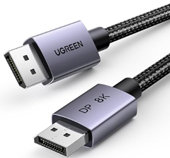 Bild zu [Prime Day] UGREEN 8K Displayport Kabel 1.4 8K 60Hz 4K 240Hz, VESA-Zertifiziert für 9,99€