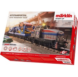 Bild zu Märklin Spur H0 Start Up Startpackung Autotransportzug (29952) für 119,20€ (Vergleich: 154,87€)