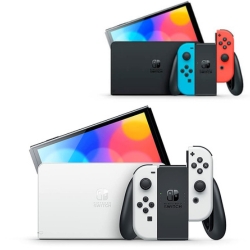 Bild zu Nintendo Switch OLED in Weiß oder Neon für 287,10€