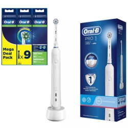 Bild zu Oral-B Pro 1-200 SensiUltraThin Zahnbürste + 9 Ersatzbürsten für 44€ (VG: 60,93€)