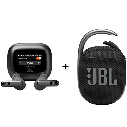 Bild zu Wireless Ear­bud-Kopf­hö­rer JBL Live Beam 3 und JBL Clip 4 Bluetooth-Laut­spre­cher für 179,95€ (Vergleich: 204,79€)