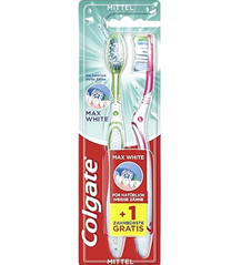 Bild zu 2 x Colgate Zahnbürste Max White, mittel für 1,35€