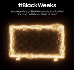 Bild zu Samsung BlackWeeks: jetzt registrieren & Deals vor offiziellem Start erhalten + zusätzlichen Rabatt