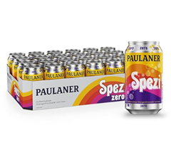 Bild zu [Pfandfehler – geht noch] Paulaner Spezi Zero • Erfrischungsgetränk mit Cola & Orange ohne Zucker•EINWEG (24×0,33l) für 12,36€