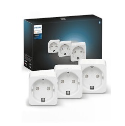 Bild zu 3er Pack Philips Hue Smart Plug für 59,99€ (Vergleich: 72,59€)