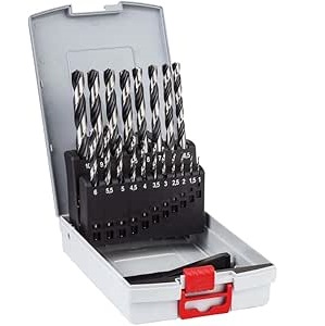 Bild zu Bosch Professional HSS Spiralbohrer PointTeQ Set (19-teilig) für 11,13€ (Vergleich: 16,61€)