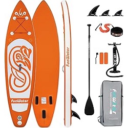 Bild zu FunWater Stand-Up Paddling Board mit Zubehör (305cm) für 93,28€