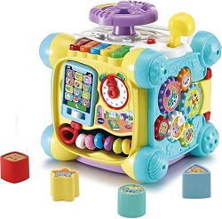 Bild zu VTech Baby Spielspaß-Entdeckerwürfel mit Musik, Formen und beweglichen Elementen für 16,34€ (Vergleich: 28,16€)