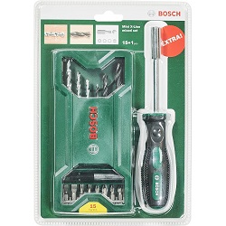 Bild zu Bosch Home and Garden Mini X-Line Mixed Set mit Schraubendreher für 6,24€ (Vergleich; 9,98€)