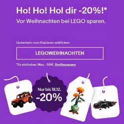 Bild zu [endet heute] eBay: 20% Rabatt auf ausgewählte LEGO Sets