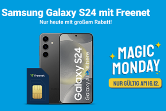 Bild zu [nur heute] Samsung S24 für 19€ mit 35GB 5G Daten, SMS und Sprachflat im Telekom-Netz für 29,99€/Monat