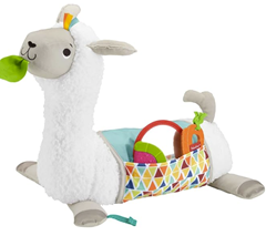 Bild zu Fisher-Price 4-in-1 Lama Spielkissen zum Spielen in Bauchlage, mit 4 Spielmöglichkeiten, 3 Mitnehm-Spielzeugen und beidseitig bedruckter weicher Decke für 26,60€