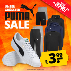 Bild zu SportSpar: Puma Sale mit Artikeln ab 3,99€ zzgl. Versand