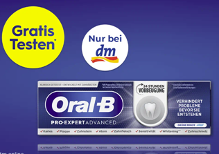 Bild zu Gratis testen bei DM: Oral-B Zahnpasta Pro-Expert Advanced, 75 ml