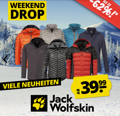 Bild zu SportSpar: bis zu 62% Rabatt auf ausgewählte Jack Wolfskin Artikel