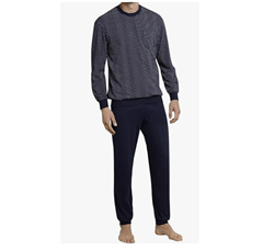 Bild zu Schiesser Herren Schlafanzug lang mit Bündchen – Nightwear Set für 28,96€ (VG: 49,99€)