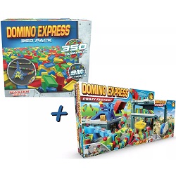 Bild zu Domino Express Master Set L mit Crazy Factory und Super Dealer für 31,49€ (Vergleich: 42,98€)