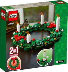 Bild zu Lego Seasonal 2-in-1-Adventskranz (40426) für 39,99€ (Vergleich: 53,99€)