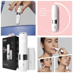 Bild zu Braun Face Mini-Haarentferner FS1000 elektrischer Gesichtshaarentferner für Damen für 19,19€ (Vergleich: 23,89€)