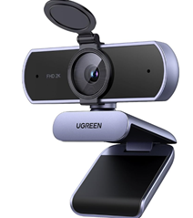 Bild zu UGREEN Webcam 2K, Webcam mit Mikrofo, Webcam für PC, 80°Sichtfeld, Webcam mit Privacy Cover für 27,99€