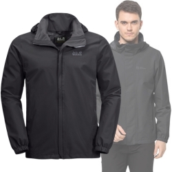 Bild zu Jack Wolfskin Stormy Point 2l Jkt M Herrenjacke, Schwarz, Gr.: S – 3XL für 47,95€ (Vergleich: 73,50€)