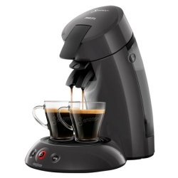 Bild zu [nur heute] PHILIPS Senseo Kaffeepadmaschine HD6552/39 + 2 Gläser+ 2 Packungen Pads für 45,94€ (Vergleich: 52,94€)