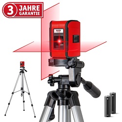 Bild zu Walter Kreuzlinienlaser mit Stativ und integrierter Wasserwaage für 39,90€ (Vergleich: 49,90€)